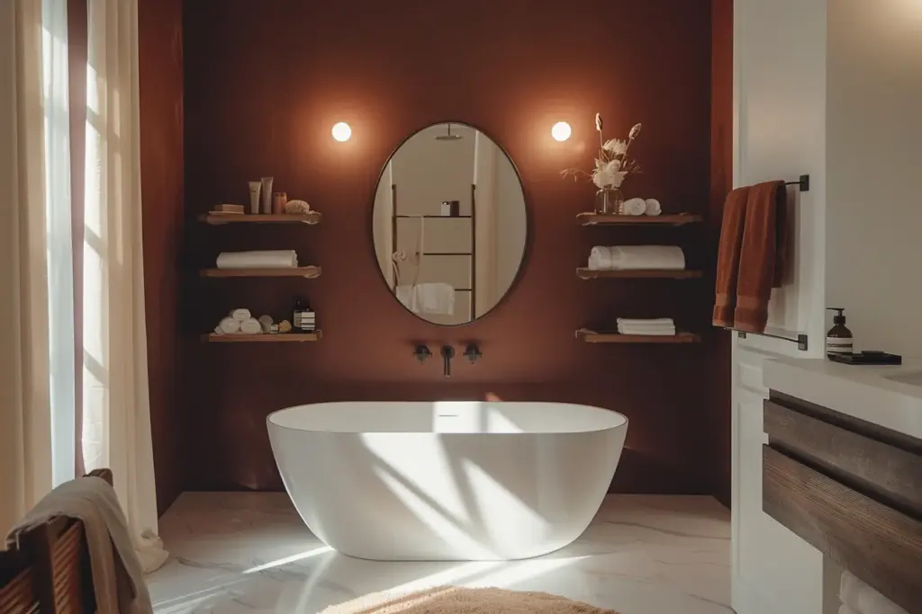 Akzentwände: Highlights im Badezimmer setzen