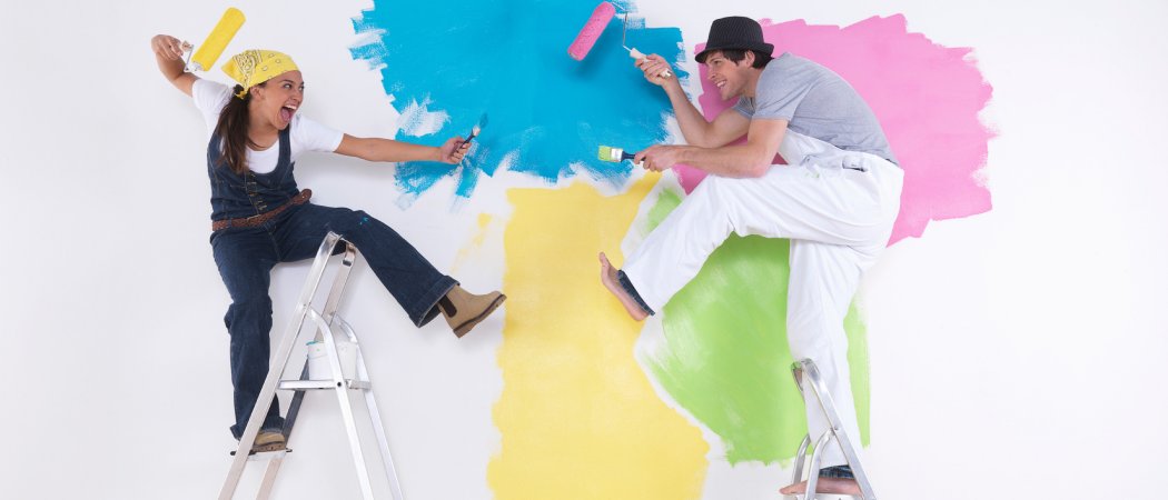 Kreative Wandgestaltung: Auf die Farbe und die Technik kommt es an